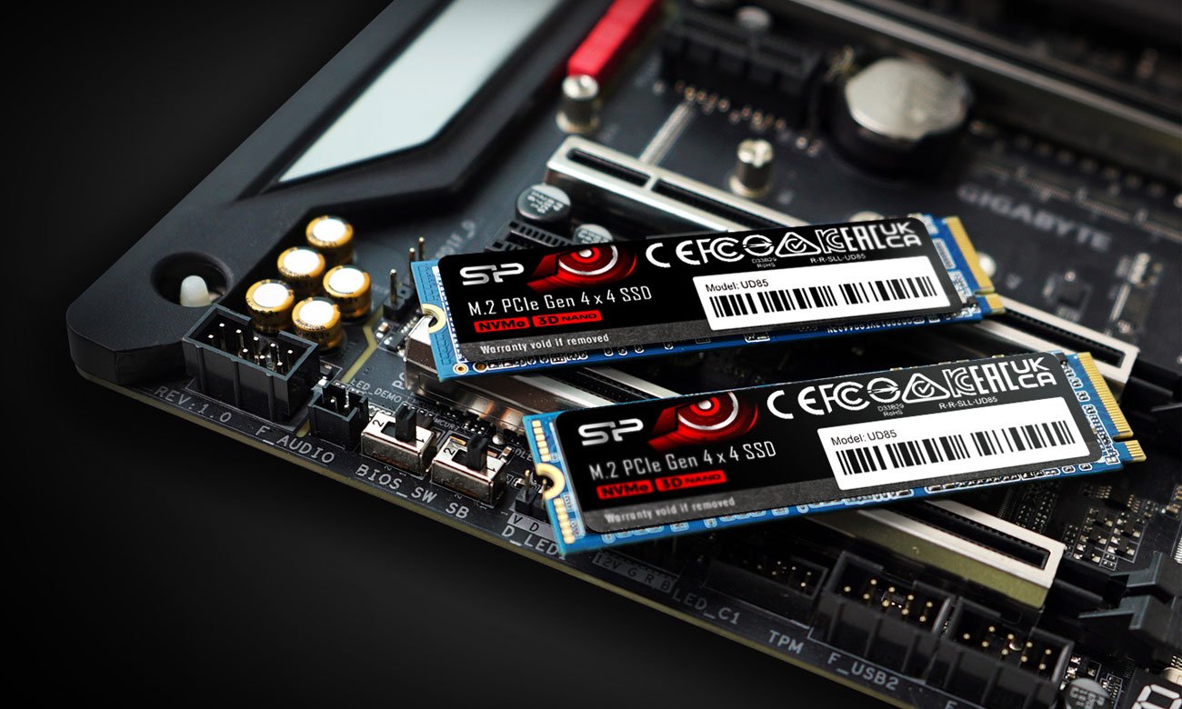 Silicon Power 500GB M.2 PCIe Gen4 NVMe UD85 - Dyski SSD